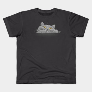 Curious cat Kids T-Shirt